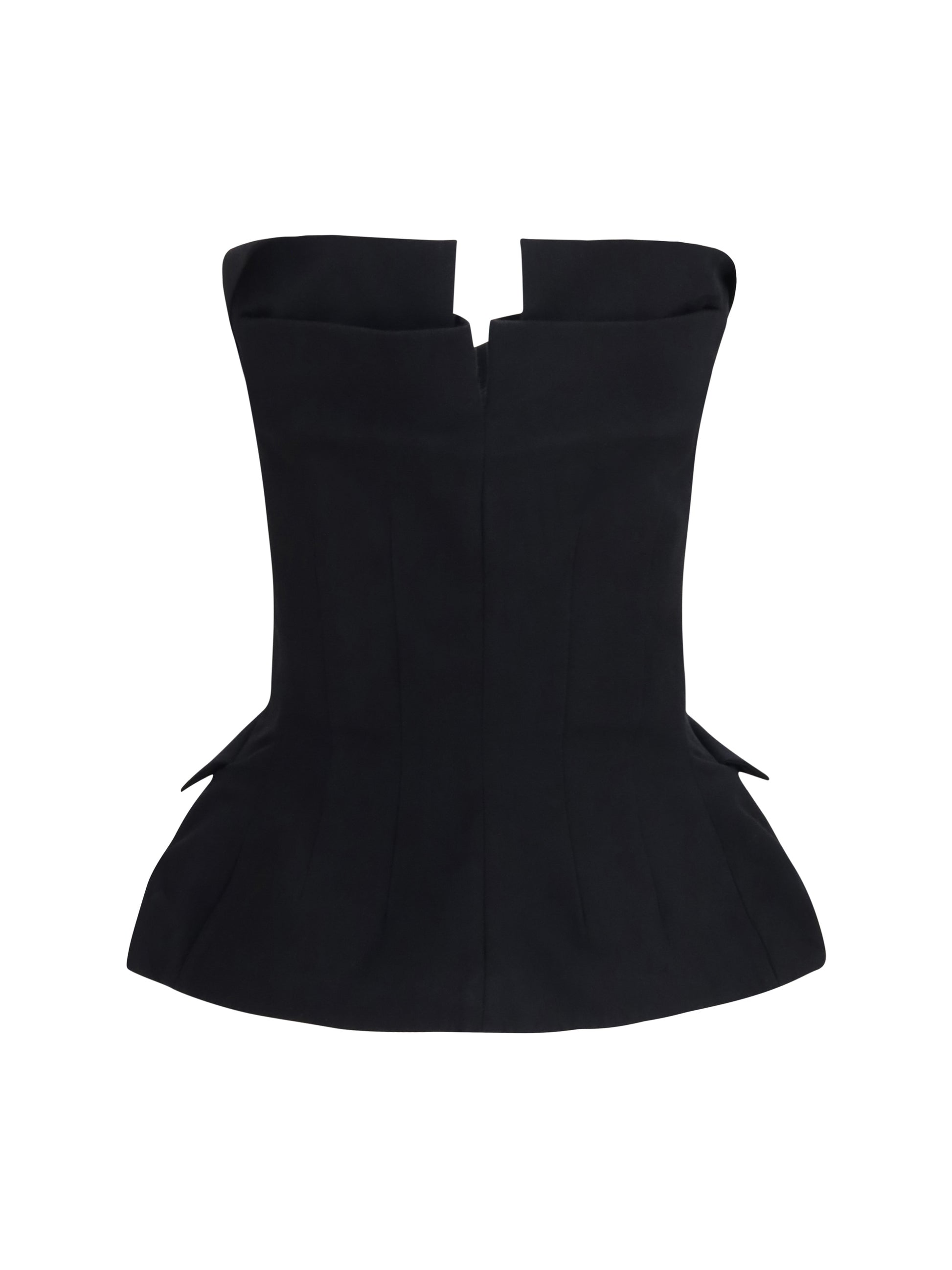 Magda Butrym Women Cotton Bustier Corset Top MAGDA BUTRYM