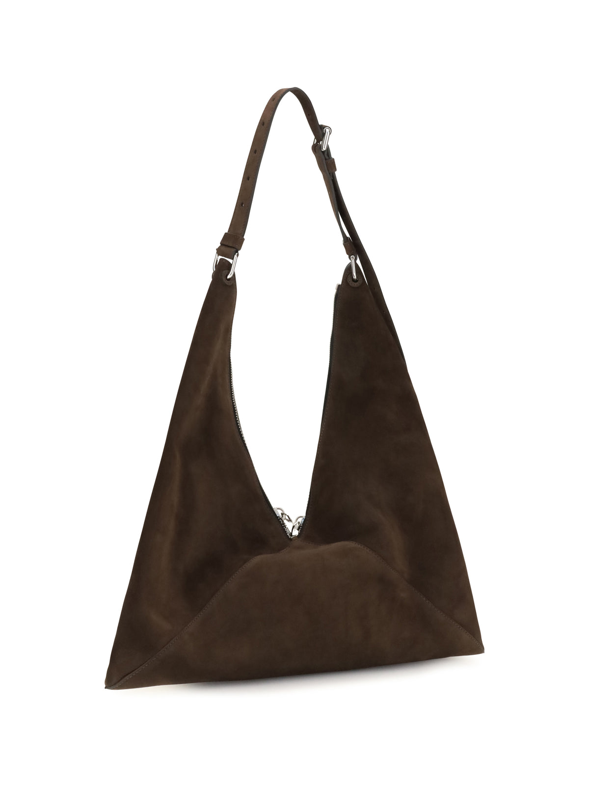 Moschino Women Suede Hobo Tote Bag MOSCHINO