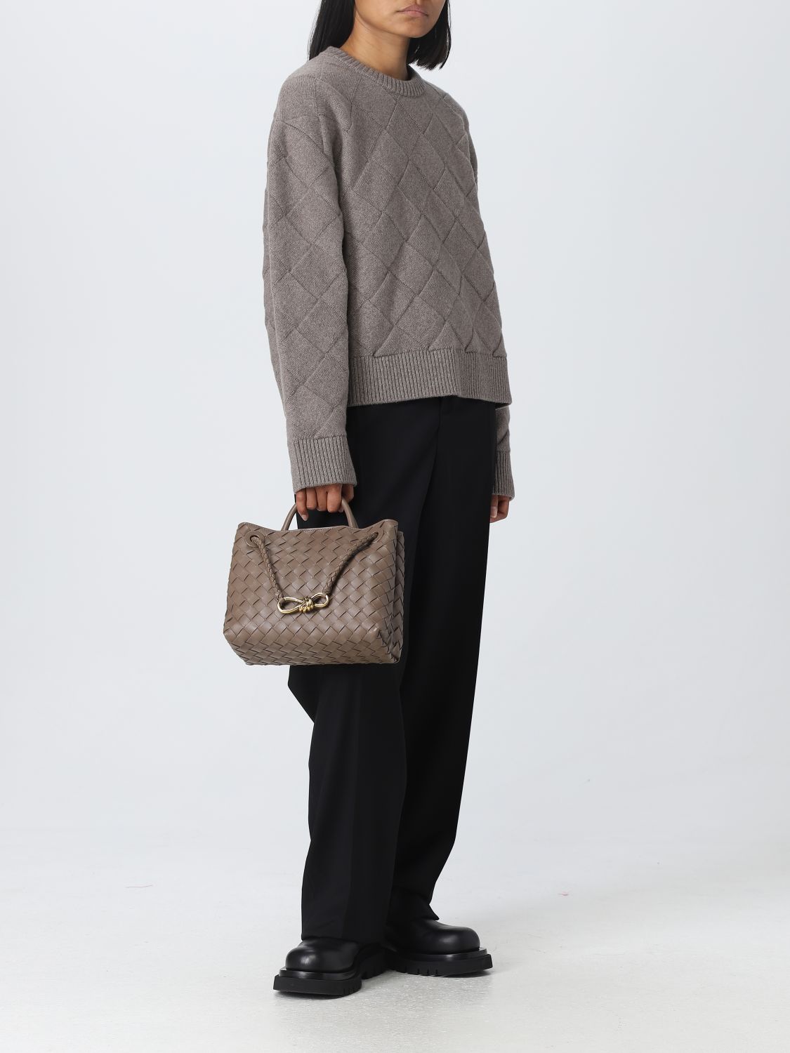 Bottega Veneta Pants Woman Black BOTTEGA VENETA