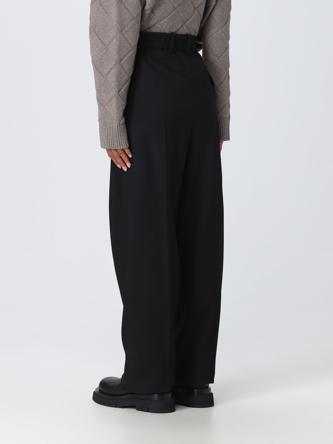 Bottega Veneta Pants Woman Black BOTTEGA VENETA