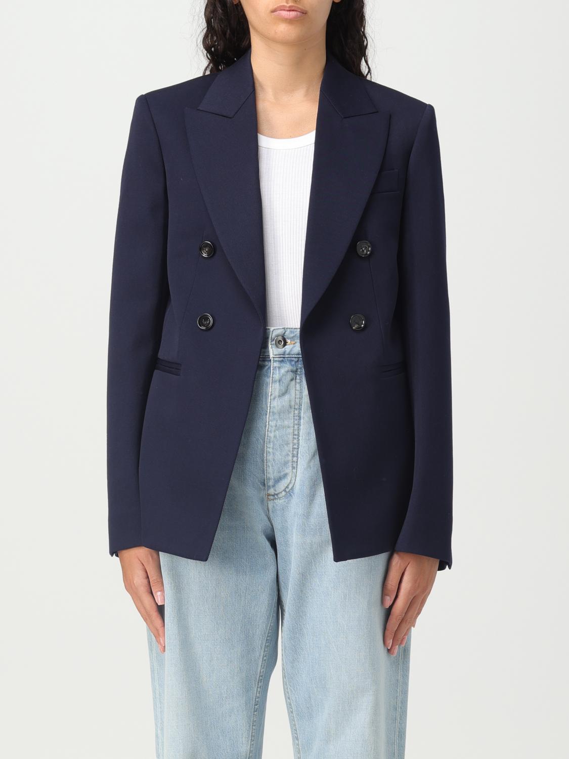 Bottega Veneta Jacket Woman Blue BOTTEGA VENETA