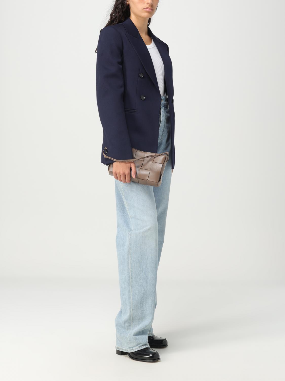 Bottega Veneta Jacket Woman Blue BOTTEGA VENETA