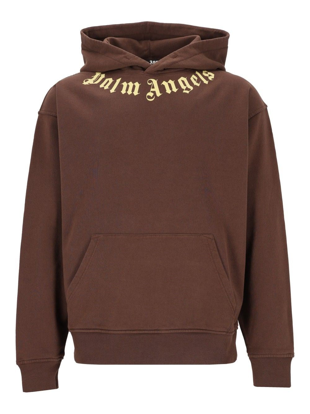 Palm Angels Men Neck Logo Hoodie PALM ANGELS