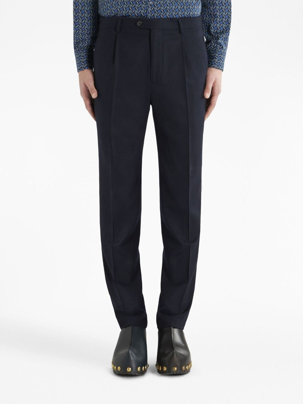 Etro Men Trousers In Stretch Wool ETRO