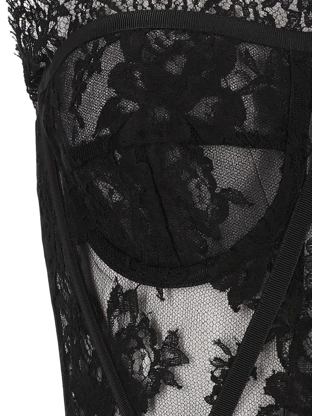 Dolce & Gabbana Women Chantilly Lace Bustier DOLCE & GABBANA
