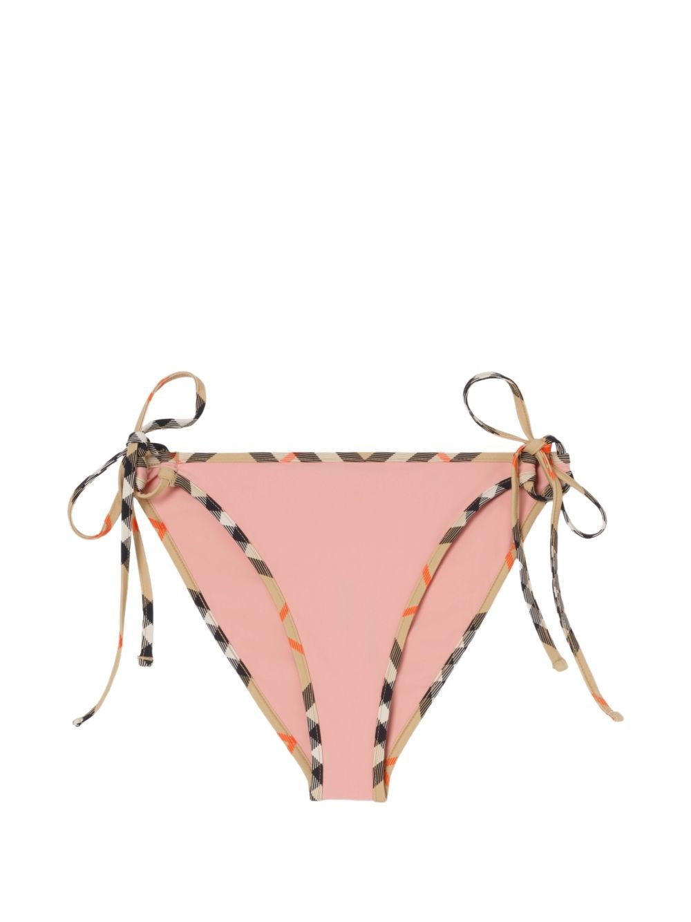 Burberry Women Bikini Bottoms With Checked Edges BURBERRY