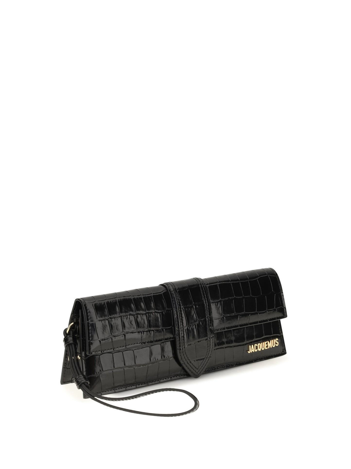 Jacquemus Women Crocodile-Effect Bambino Pouch JACQUEMUS