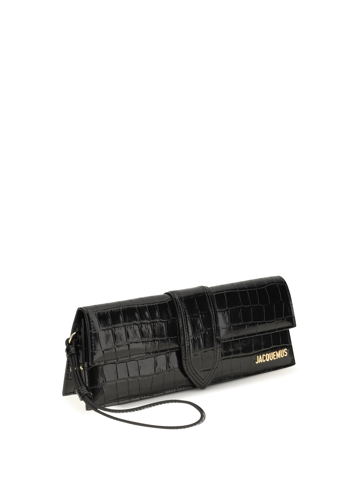 Jacquemus Women Crocodile-Effect Bambino Pouch JACQUEMUS