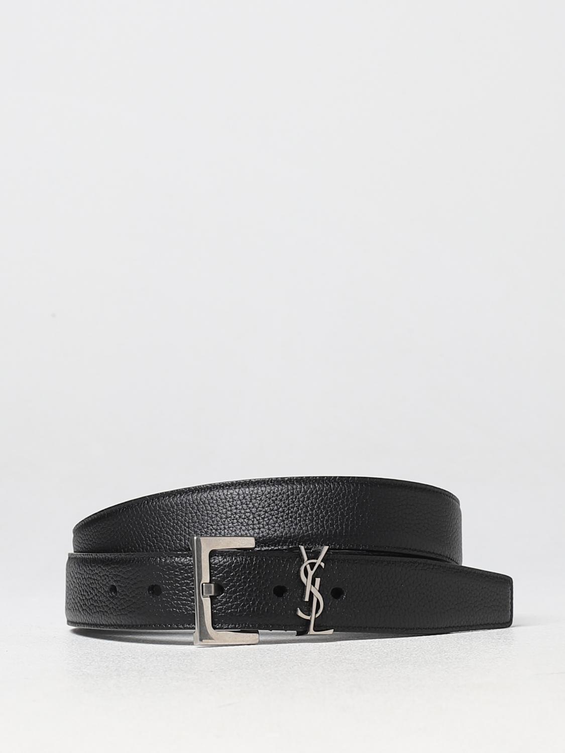 Saint Laurent Belt Men Black