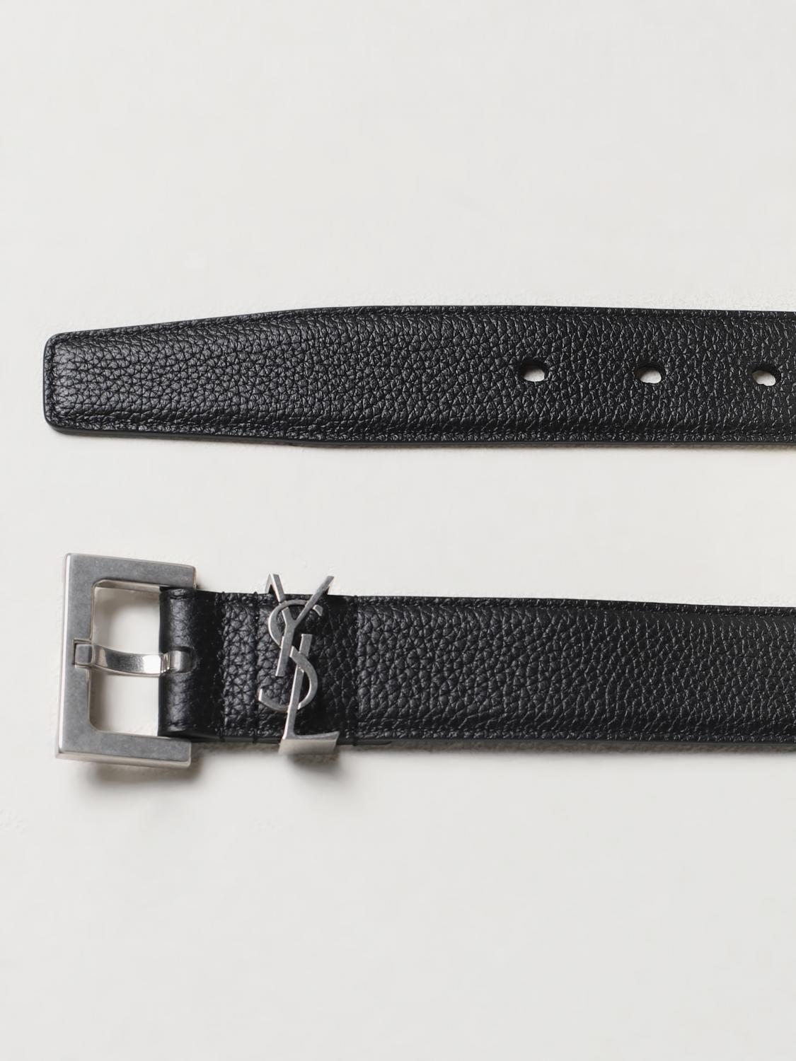 Saint Laurent Belt Men Black