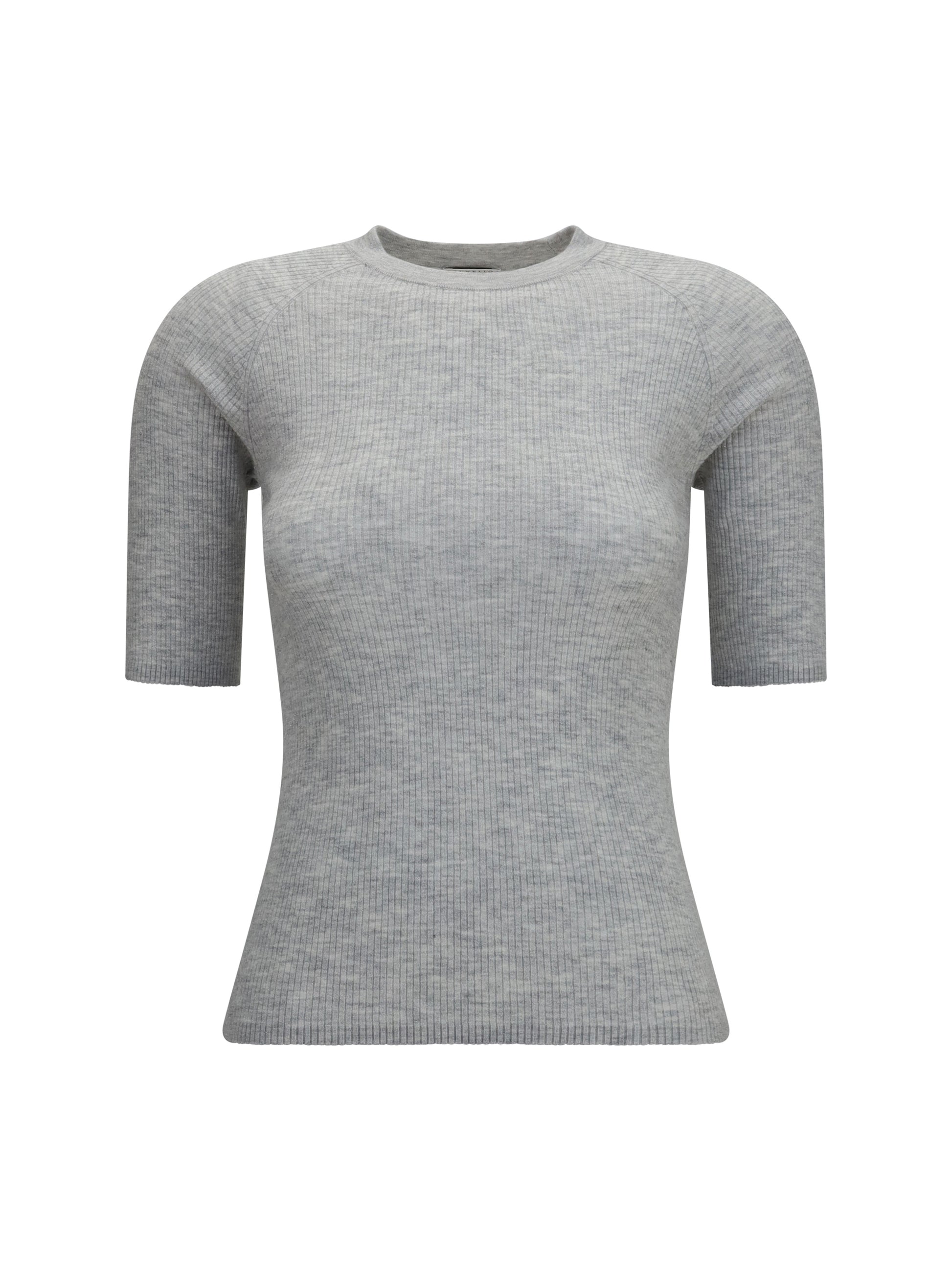 Brunello Cucinelli Women Lightweight Ribbed Sweater BRUNELLO CUCINELLI