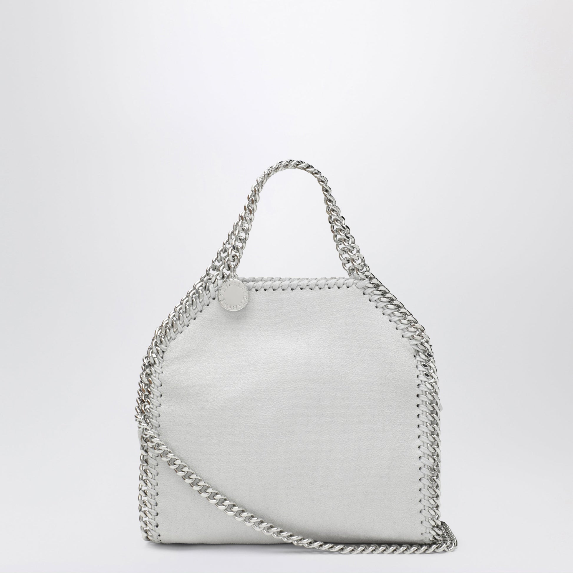 Stella Mccartney Pearl Grey Micro Falabella Tote Bag Women STELLA MCCARTNEY