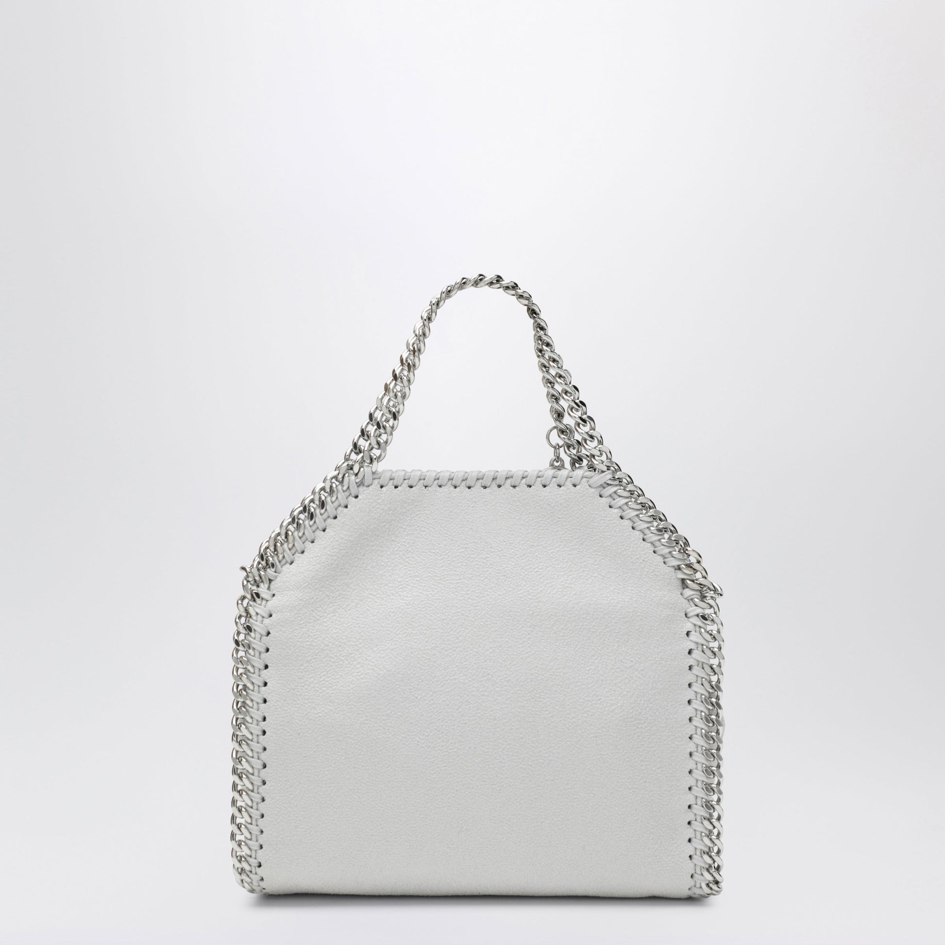 Stella Mccartney Pearl Grey Micro Falabella Tote Bag Women STELLA MCCARTNEY
