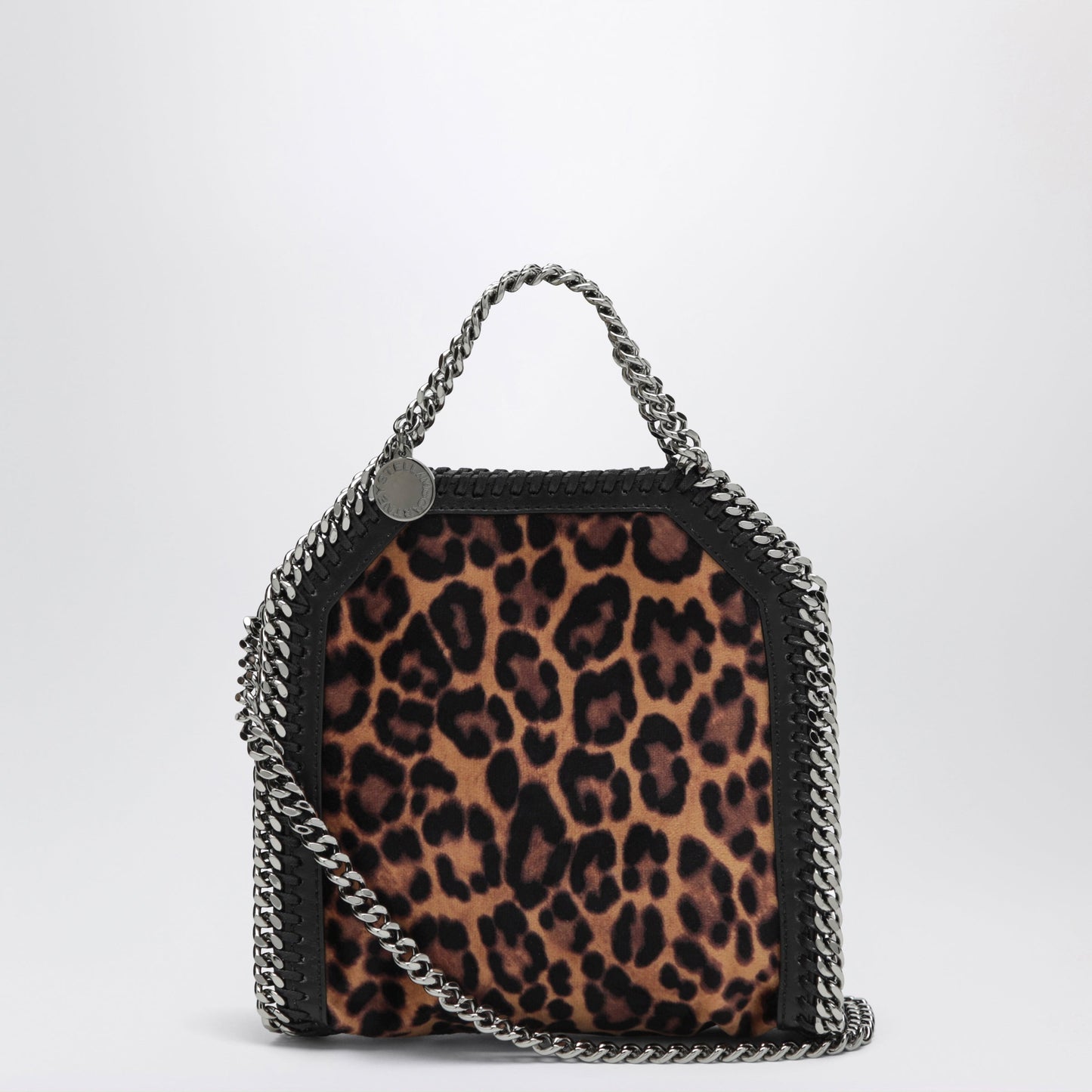 Stella Mccartney Falabella Leopard-Print Velvet Micro Tote Bag Women STELLA MCCARTNEY