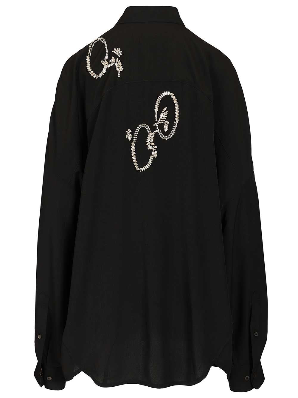 Dries Van Noten Women Oversized Shirt With Crystals DRIES VAN NOTEN