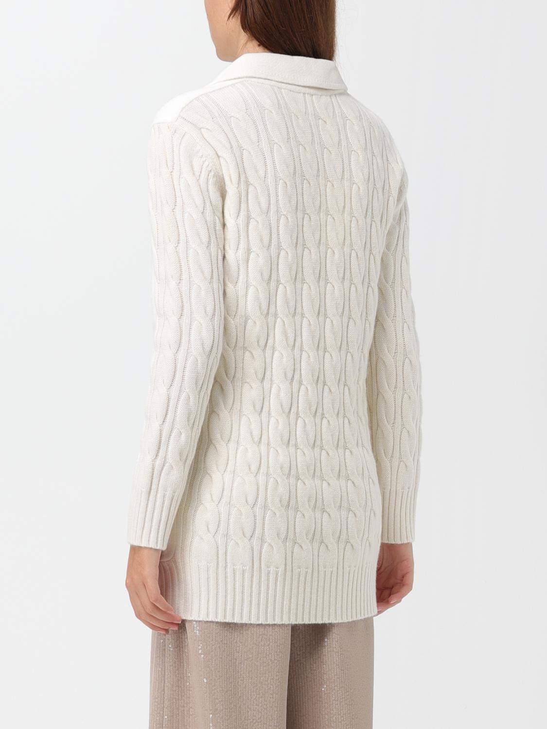 Max Mara Coat Woman Yellow Cream MAX MARA