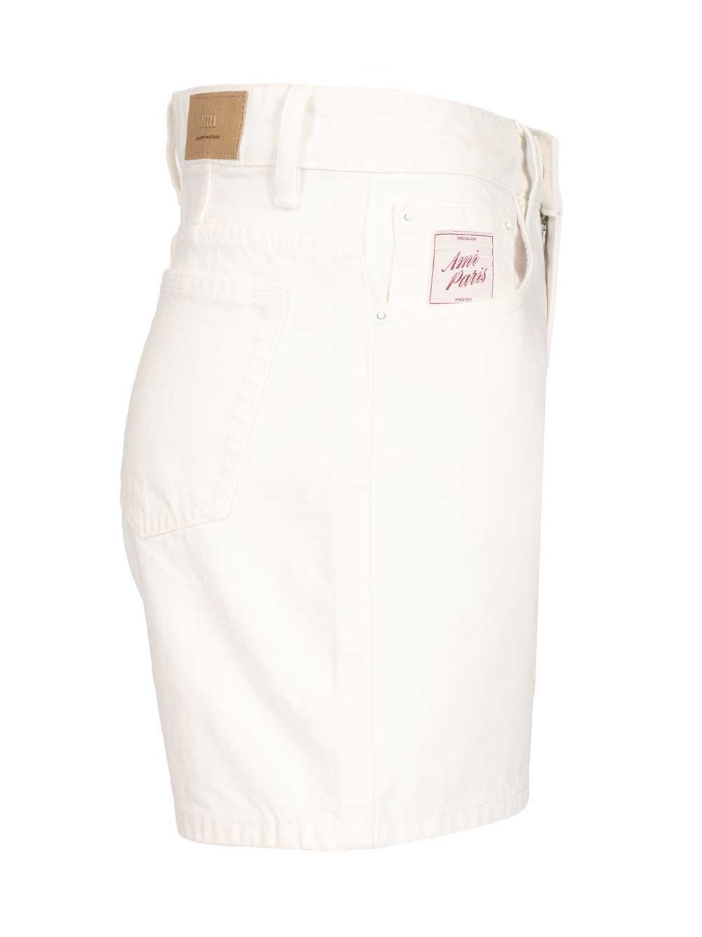 Ami Women Cotton Twill Shorts AMI PARIS