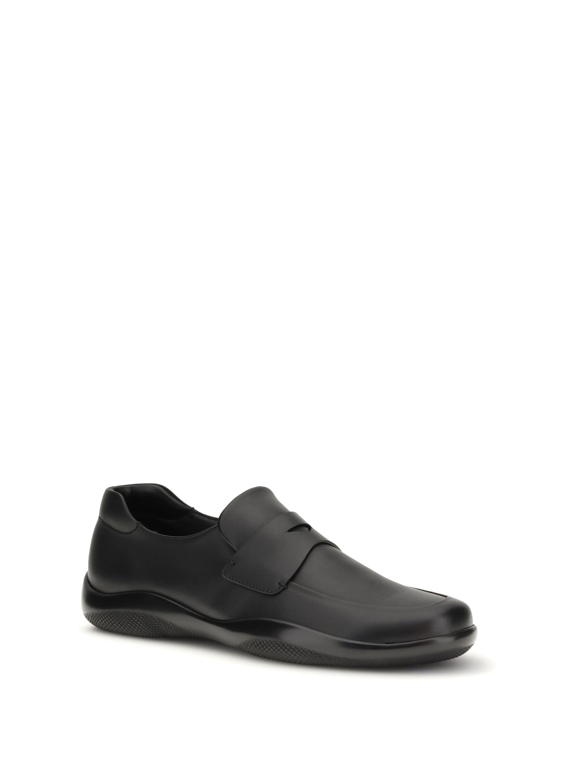 Prada Men Toblach Leather Loafers PRADA