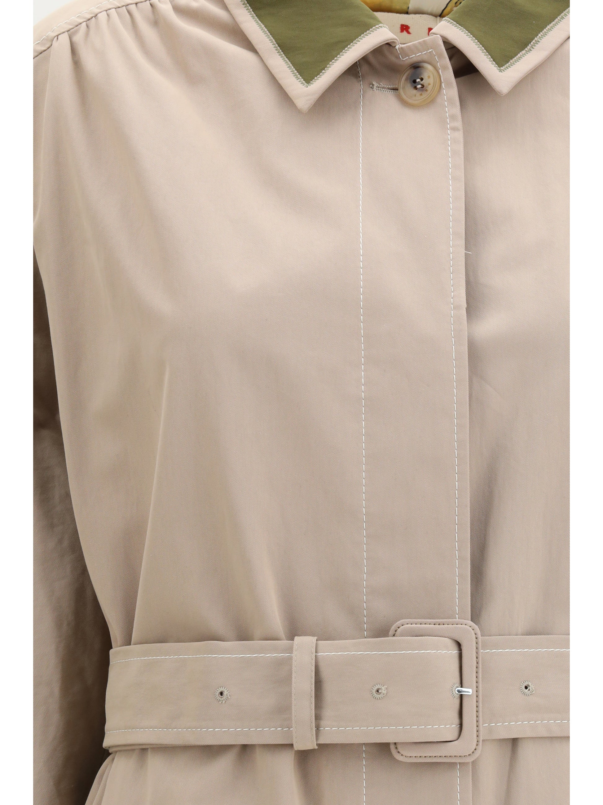 Marni Women Gabardine Trench MARNI