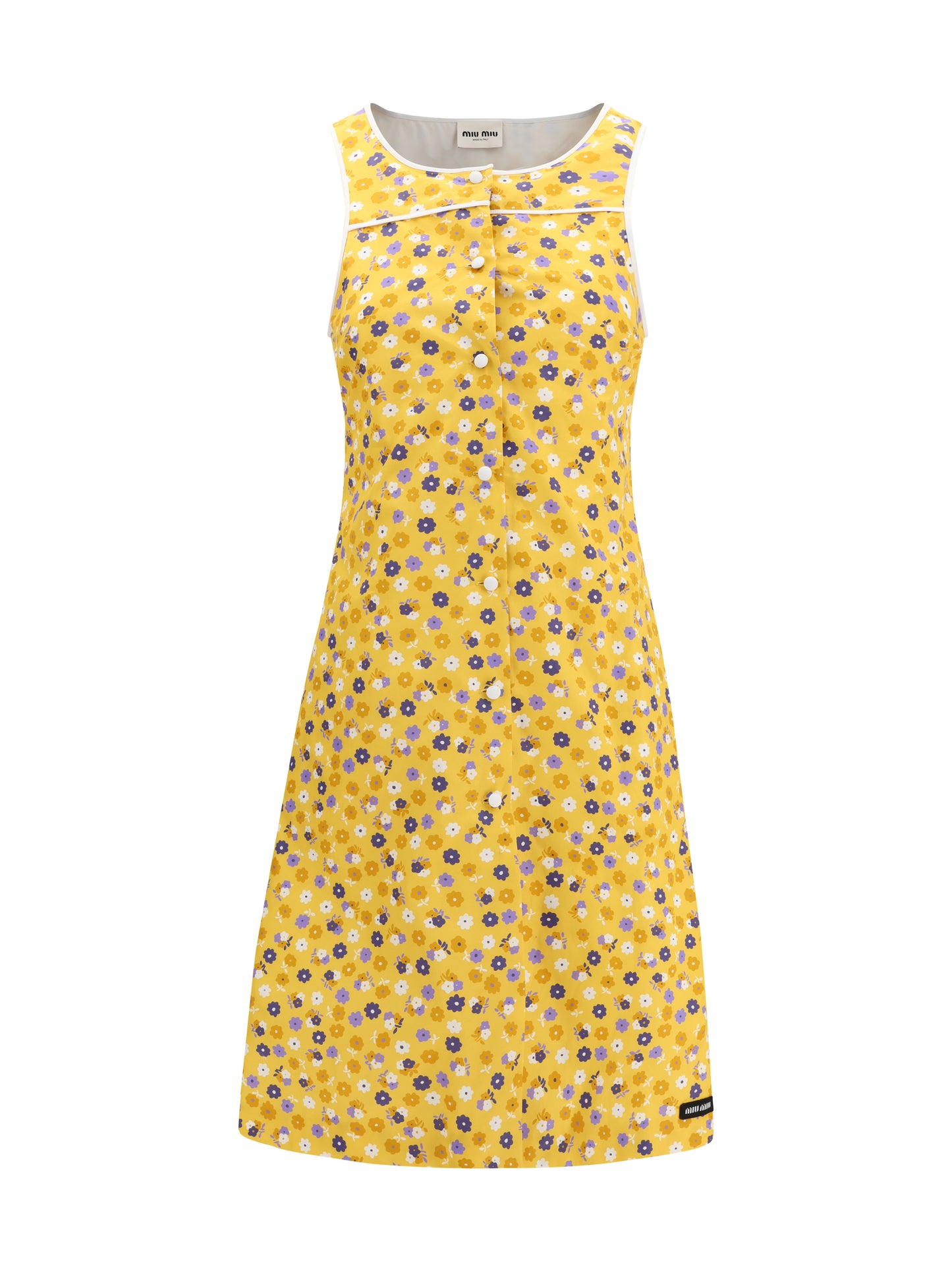 Miu Miu Women Floral Midi Dress MIU MIU