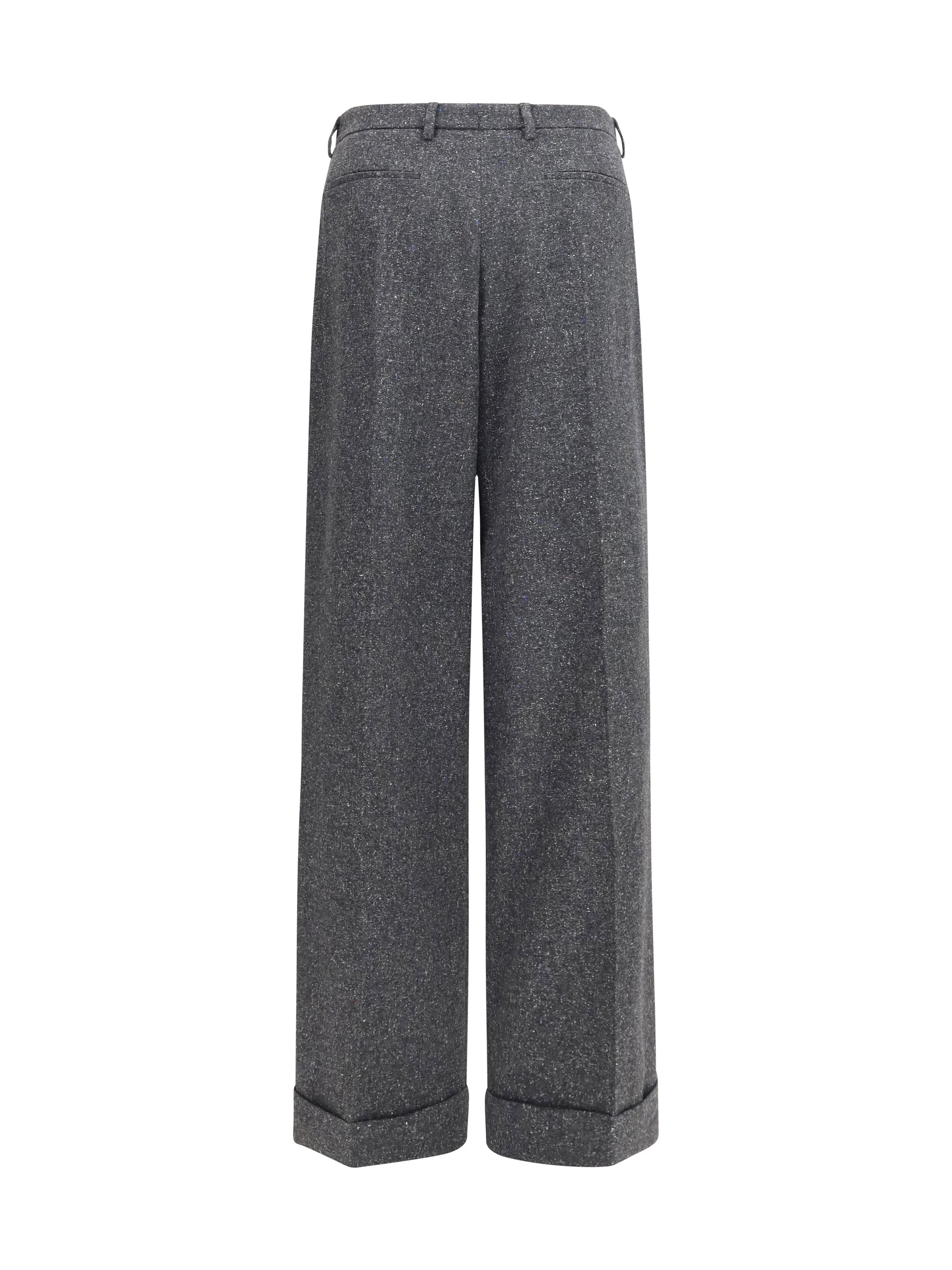 Valentino Men Tailored Wool And Silk-Blend Pants VALENTINO