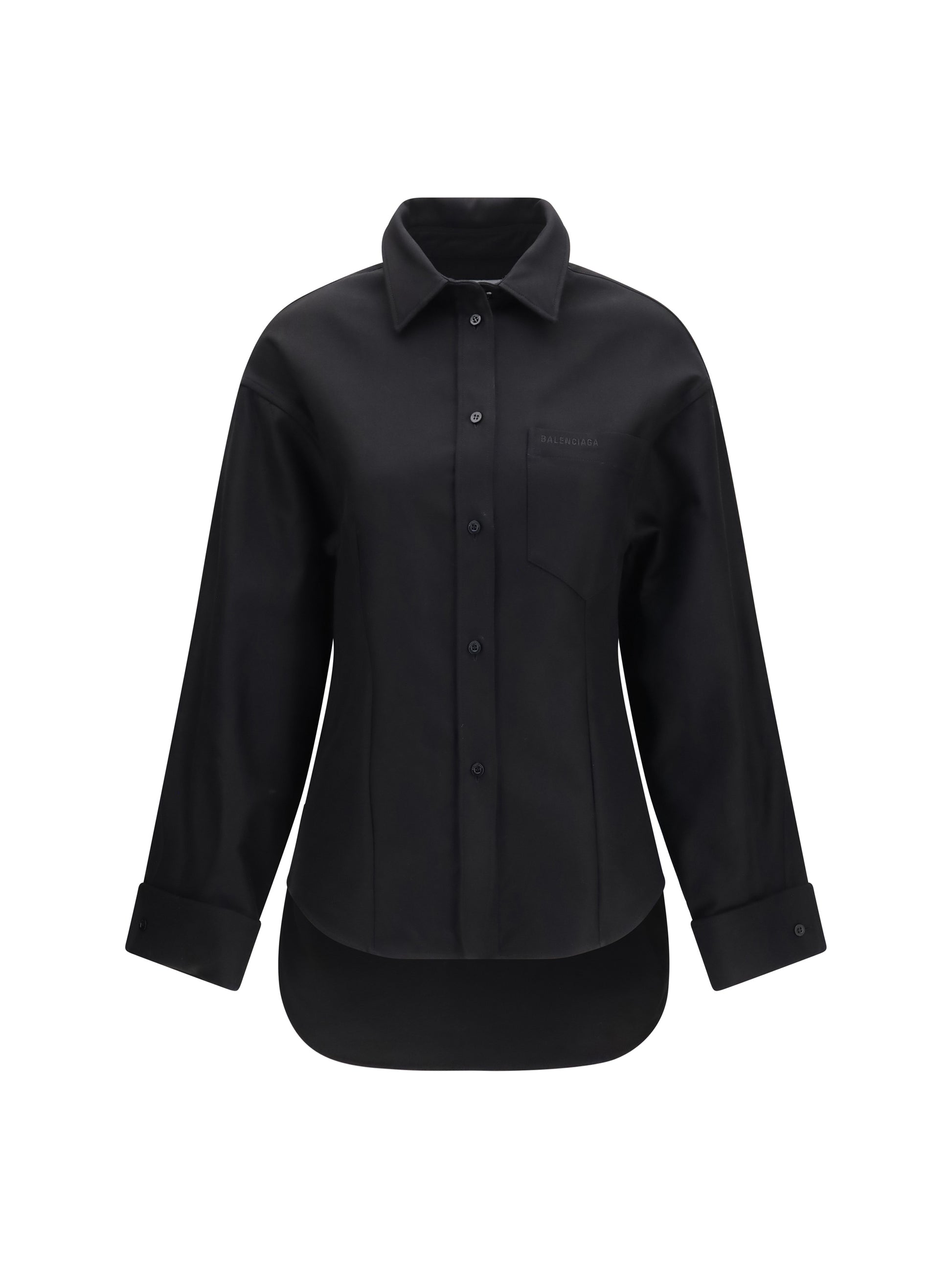 Balenciaga Women Classic Long-Sleeved Shirt BALENCIAGA