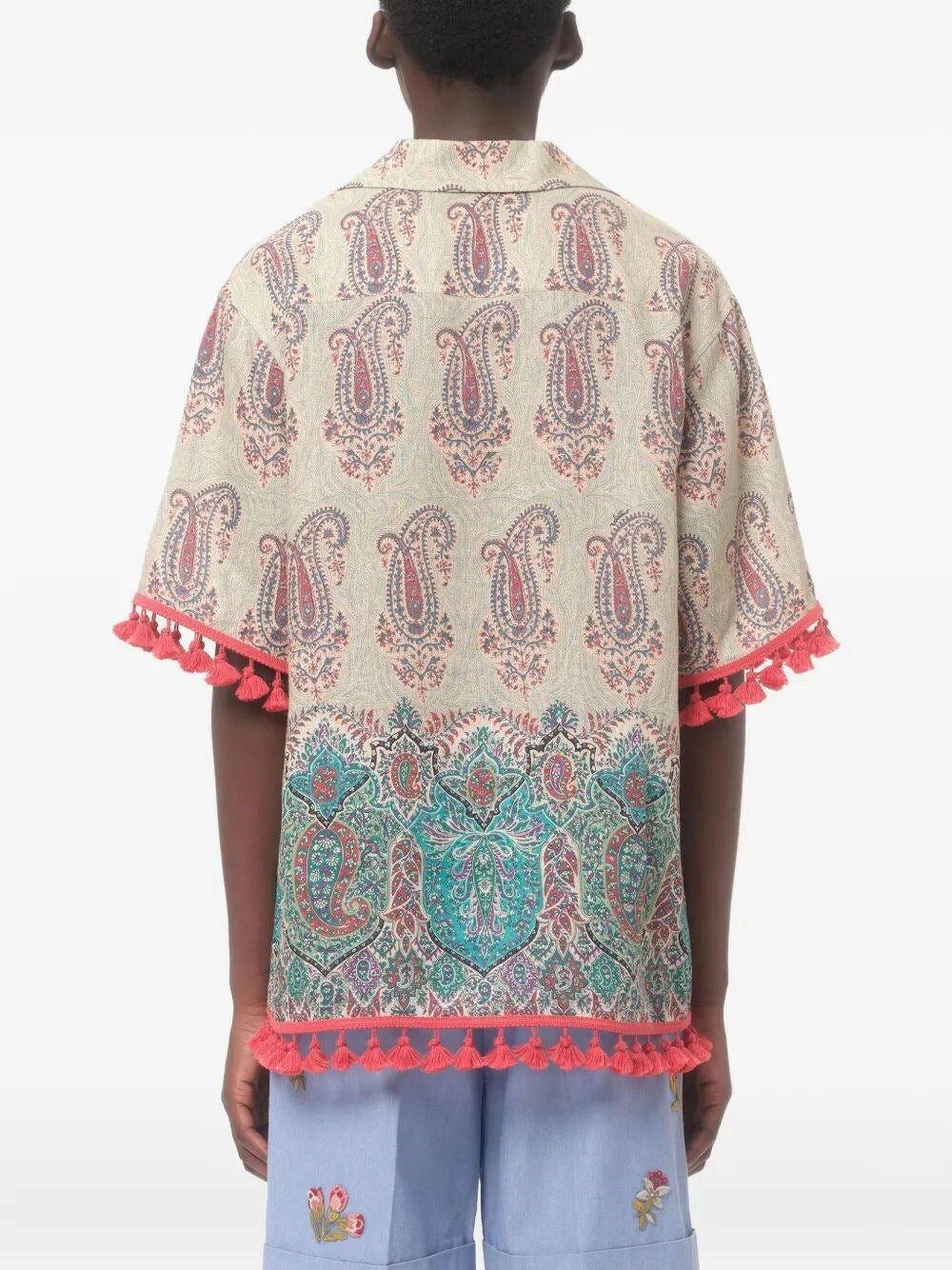 Valentino Garavani Men `Voyage Imaginaire` Bowling Shirt VALENTINO GARAVANI