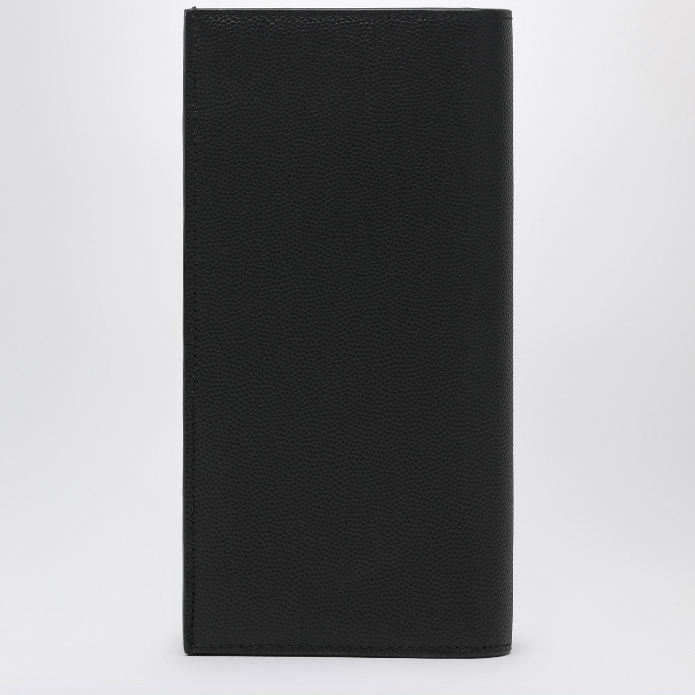 Saint Laurent Black Continental Wallet In Pebbled Leather Men SAINT LAURENT