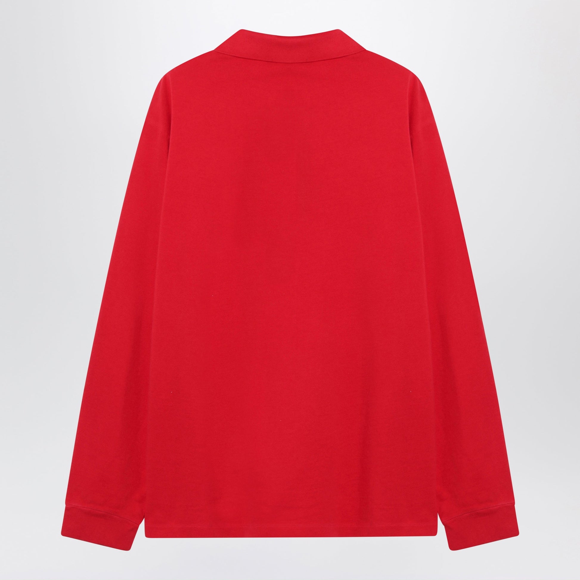 Prada Red Cotton Pique Polo Women PRADA