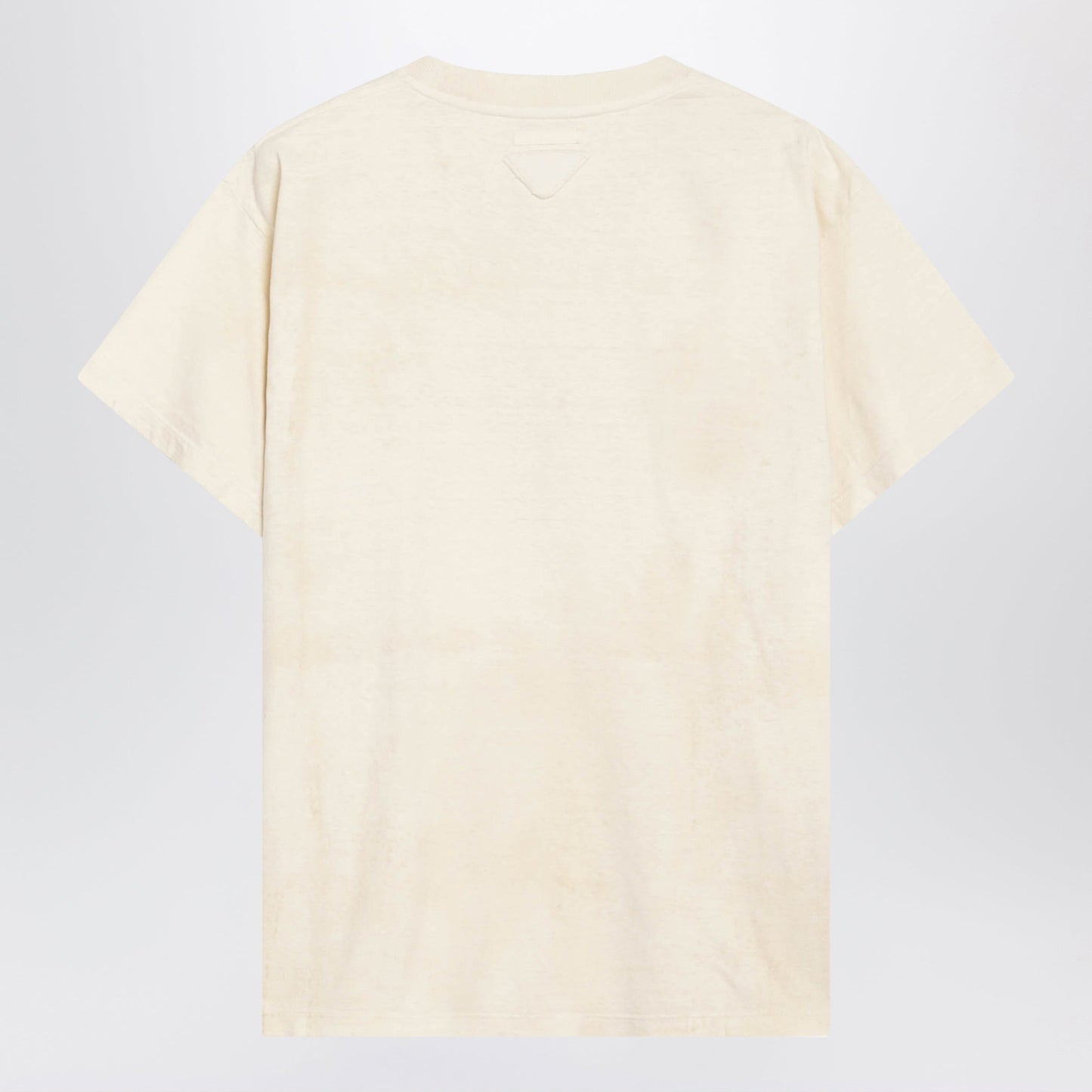 Prada Ivory T-Shirt With Logo Print Women PRADA