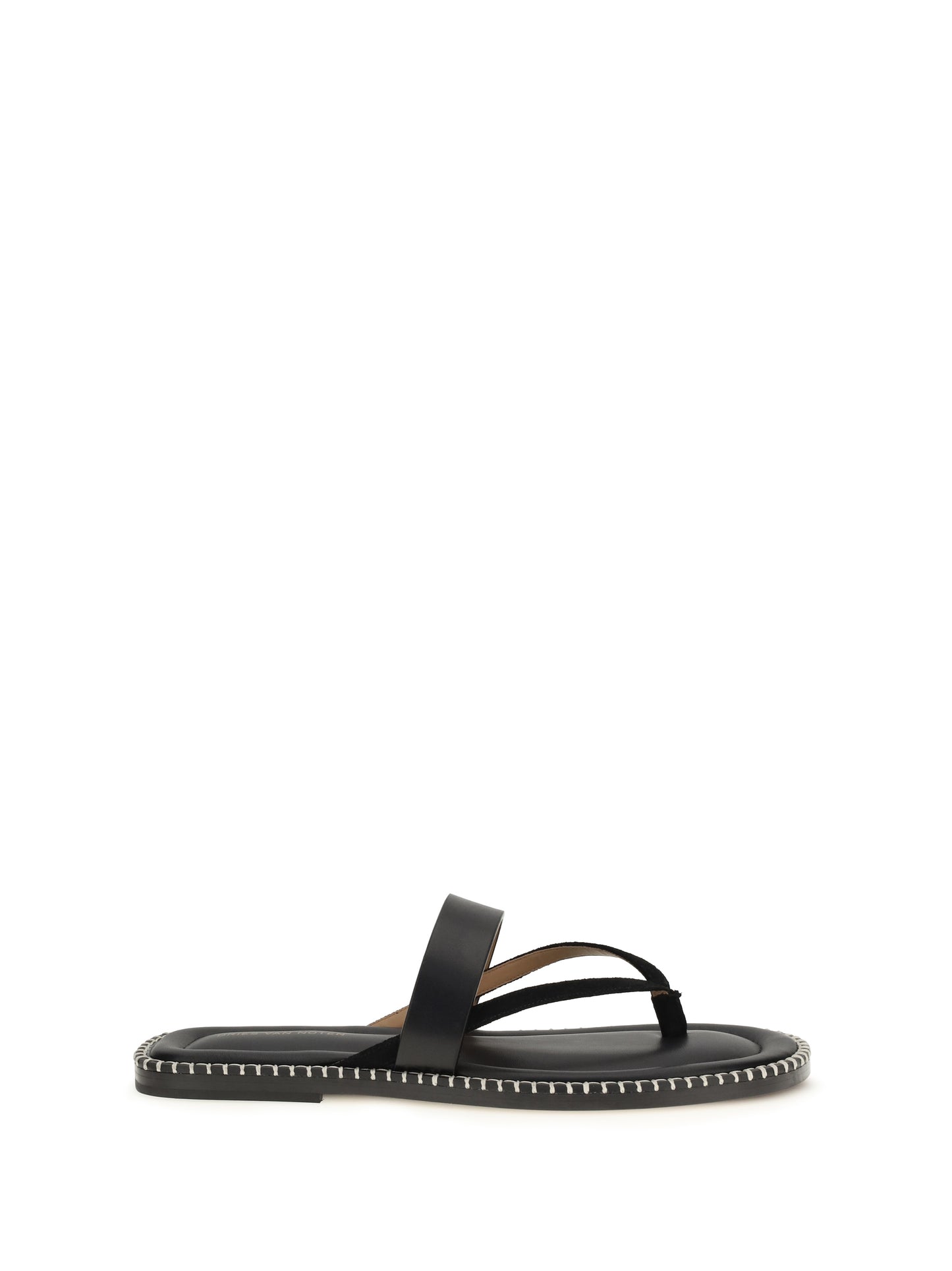 Dries Van Noten Men Slip-On Leather Sandals With Sequins DRIES VAN NOTEN