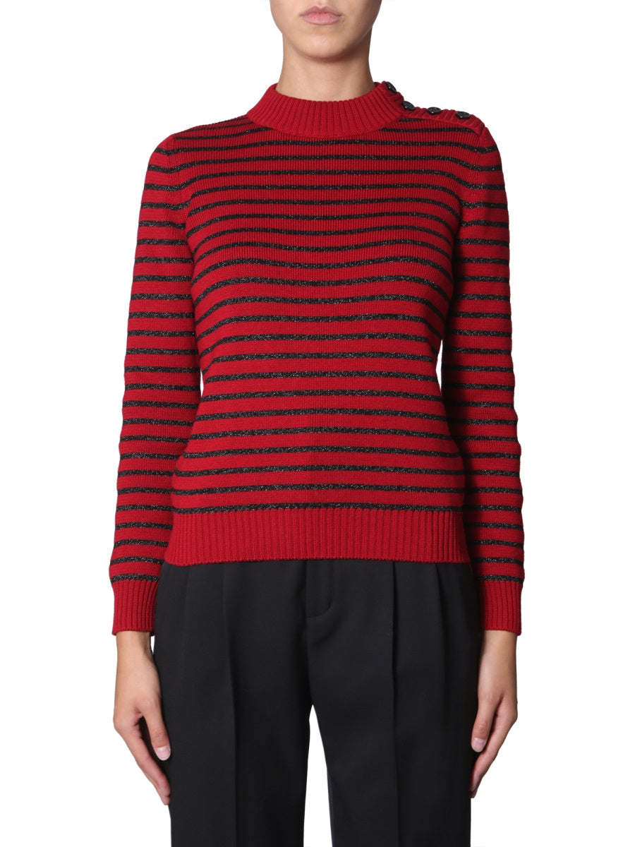 Saint Laurent Women Crew Neck Sweater SAINT LAURENT