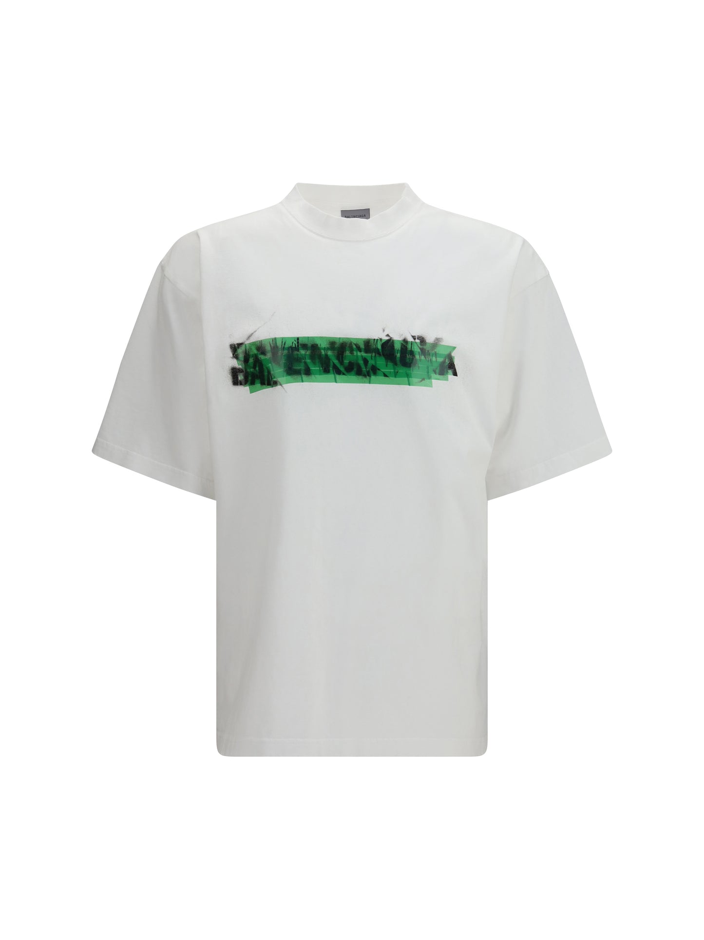 Balenciaga Men Messy Spray T-Shirt In Cotton BALENCIAGA