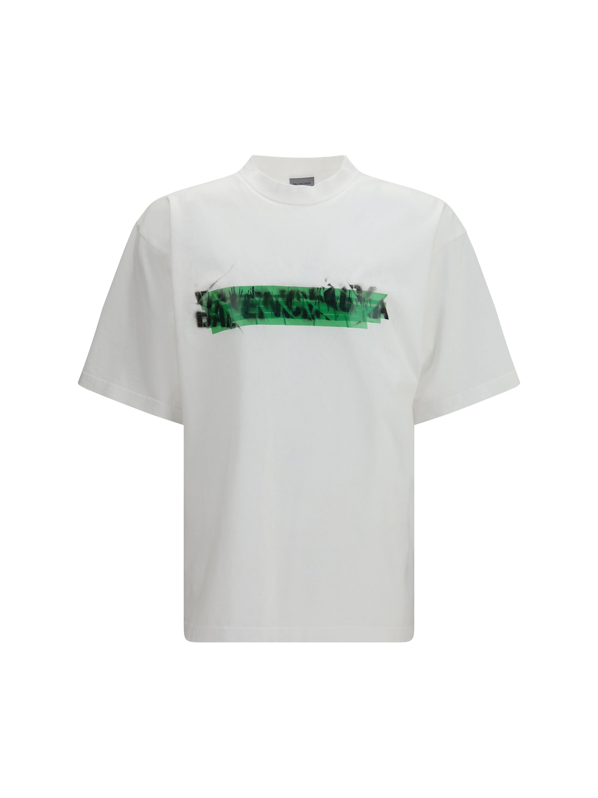 Balenciaga Men Messy Spray T-Shirt In Cotton BALENCIAGA