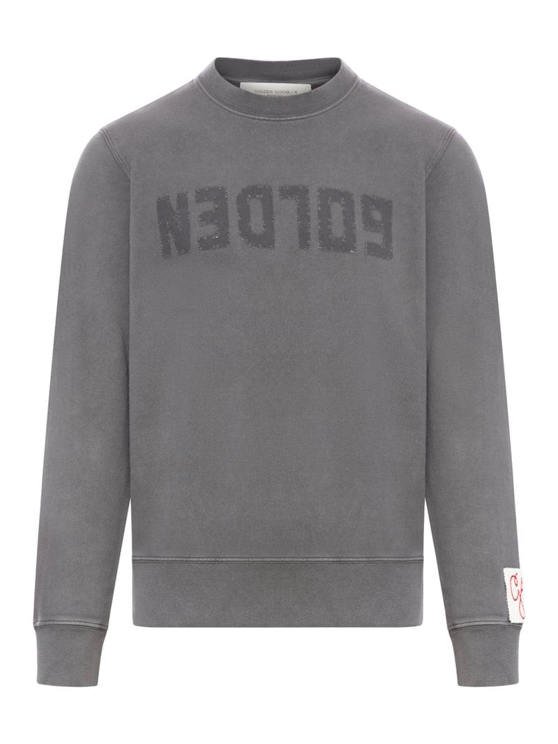 Golden Goose Deluxe Brand Men Crew Neck Sweatshirt With Logo GOLDEN GOOSE