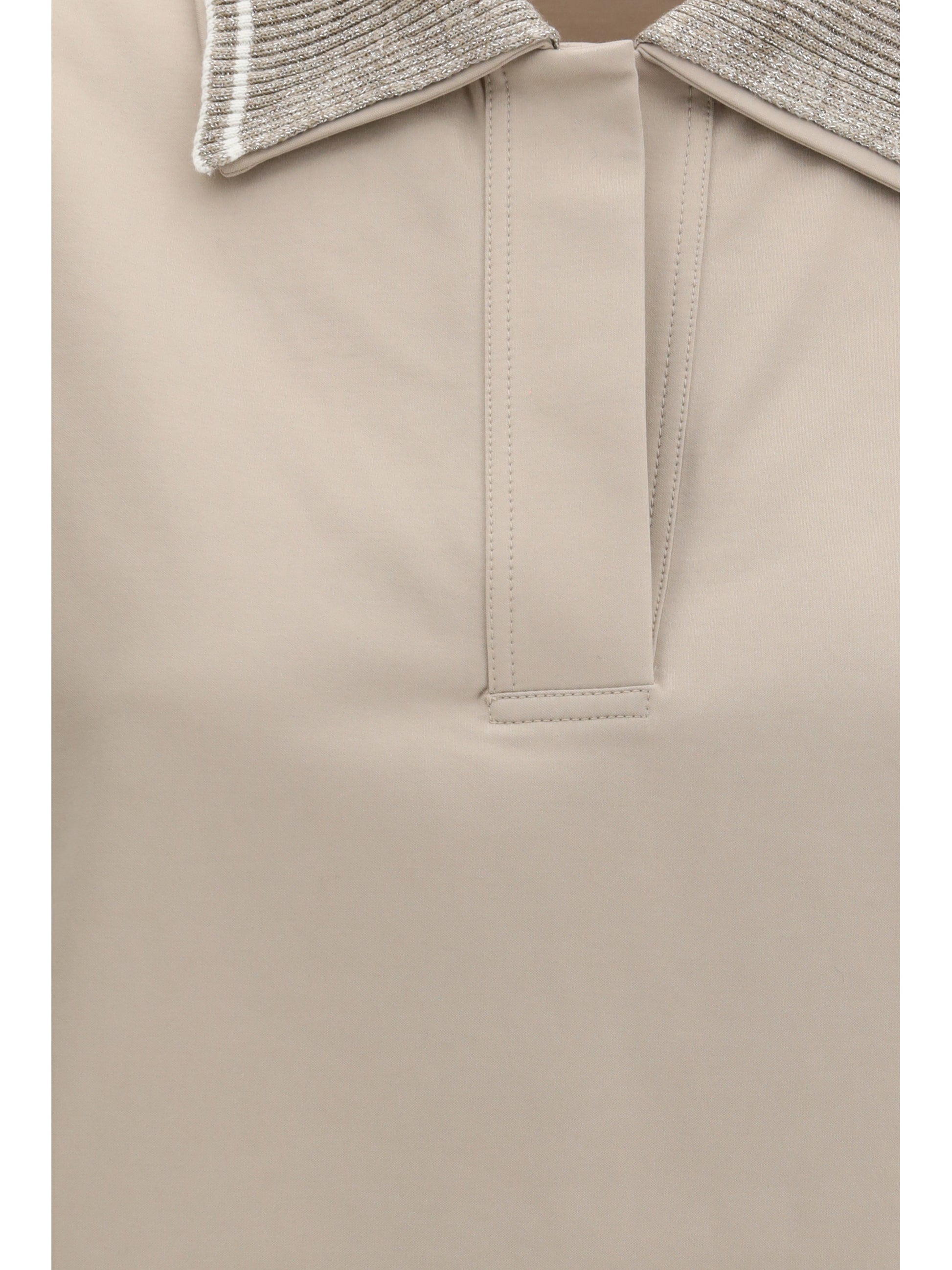 Brunello Cucinelli Women Interlock Couture Polo Shirt BRUNELLO CUCINELLI