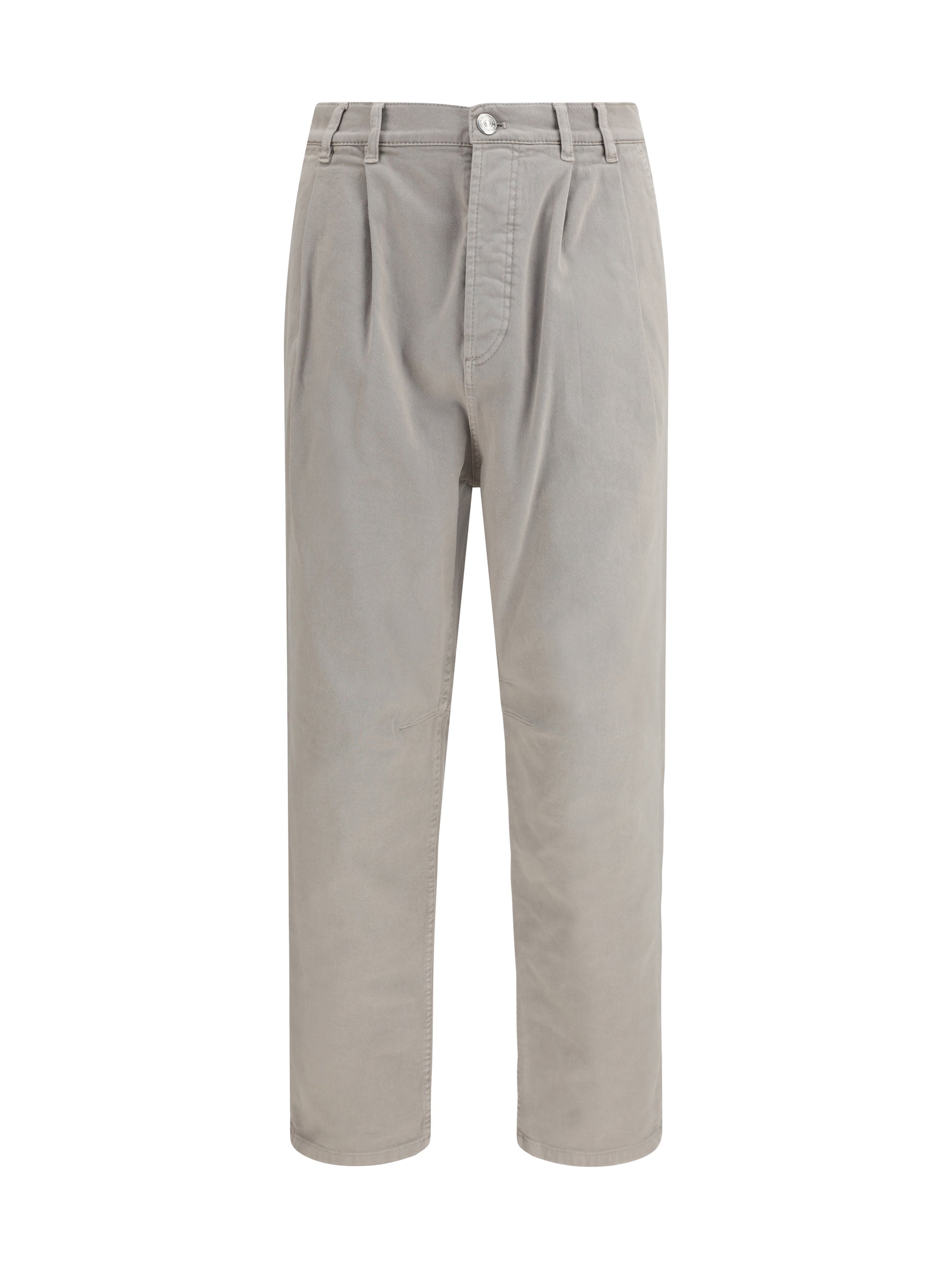 Brunello Cucinelli Men Stretch Canvas Pants BRUNELLO CUCINELLI