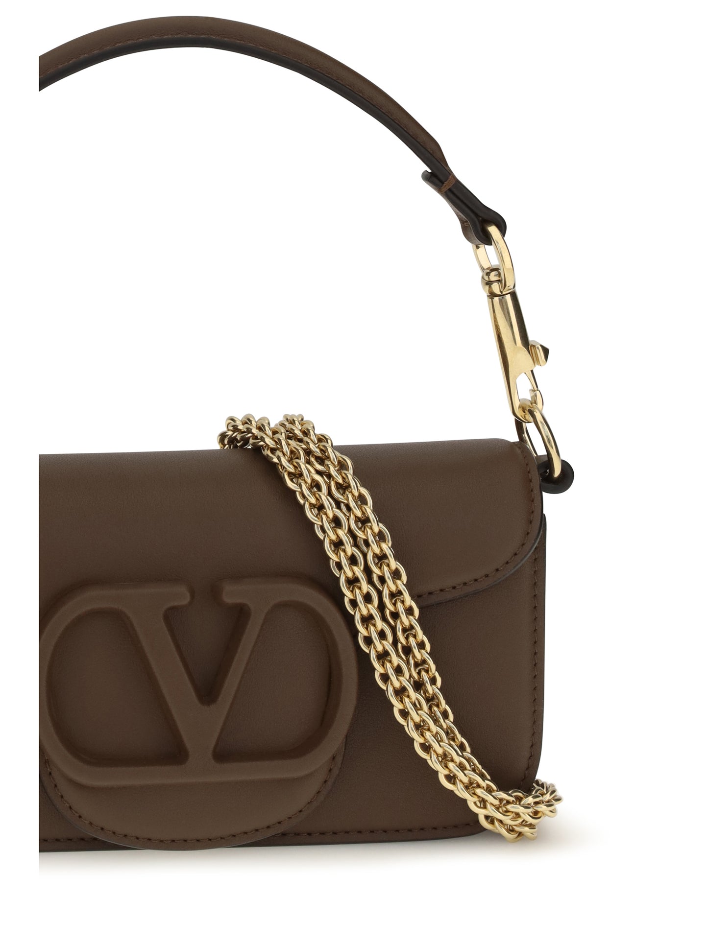 Valentino Garavani Women Mini Locò Shoulder Bag In Calfskin VALENTINO GARAVANI