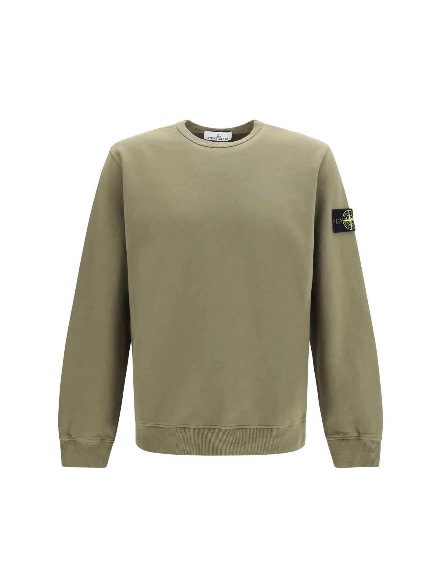 Stone Island Men Crewneck Cotton Sweatshirt STONE ISLAND