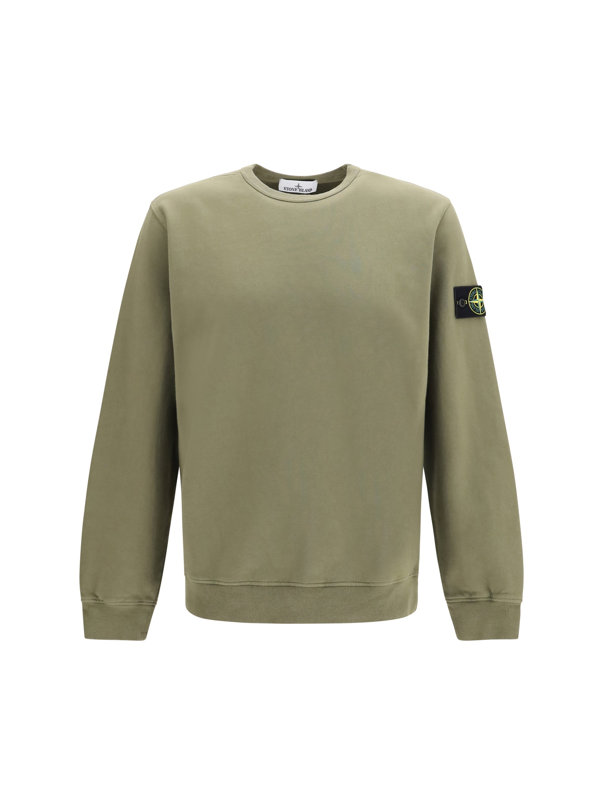 Stone Island Men Crewneck Cotton Sweatshirt STONE ISLAND