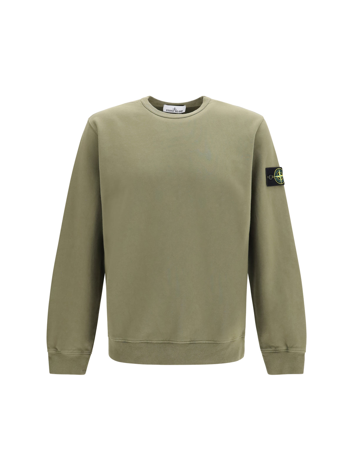 Stone Island Men Crewneck Cotton Sweatshirt