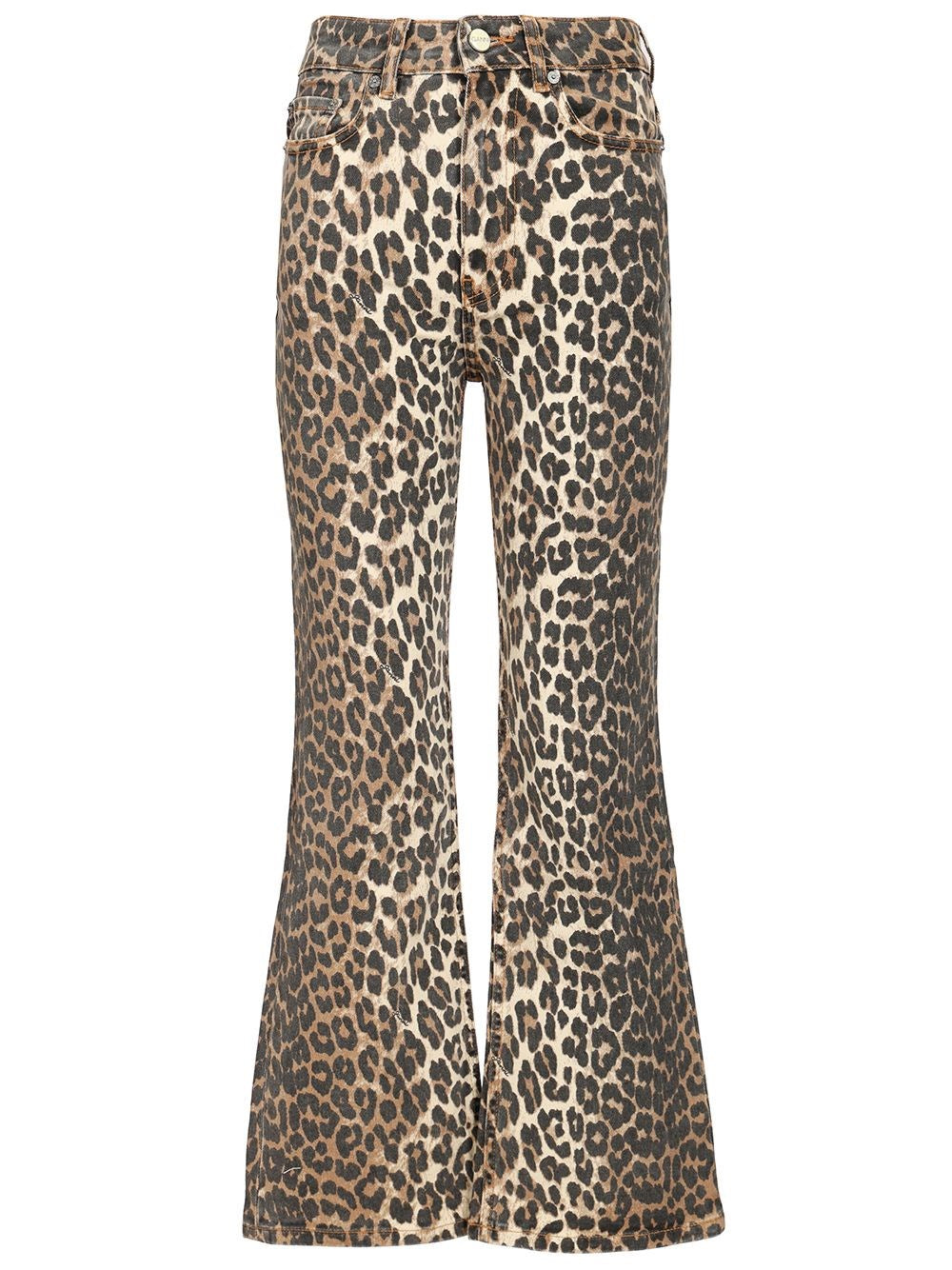Ganni Women Jeans Cropped GANNI