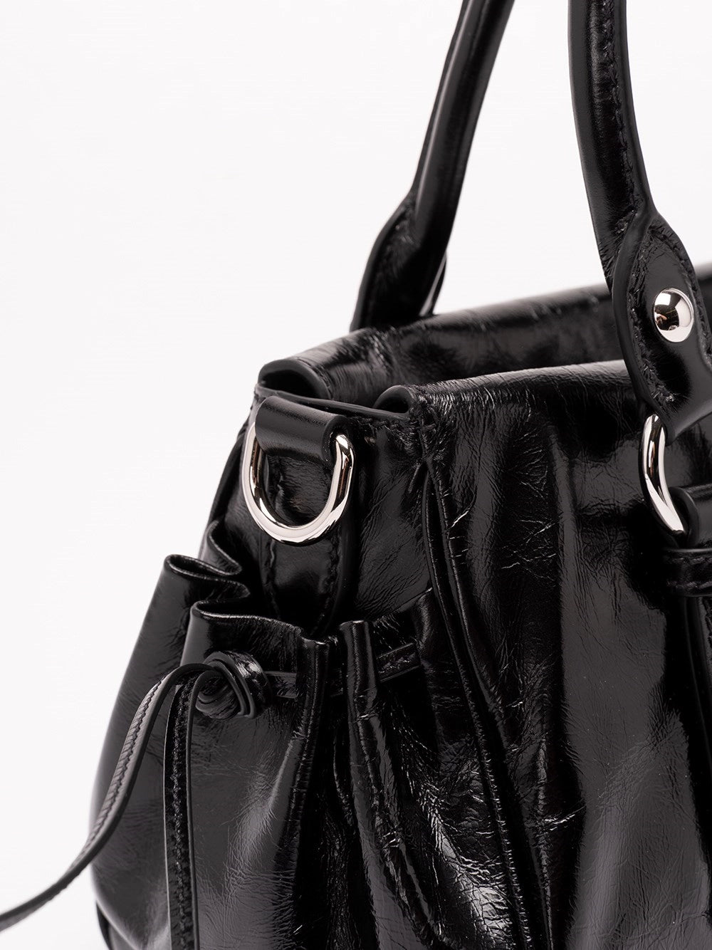 Miu Miu Women Shiny Leather Handbag MIU MIU