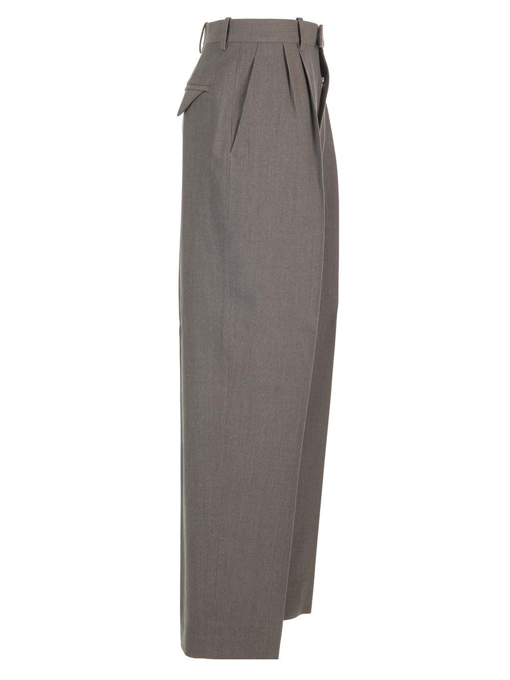Bottega Veneta Women Stretch Wool Tricotine Trousers BOTTEGA VENETA