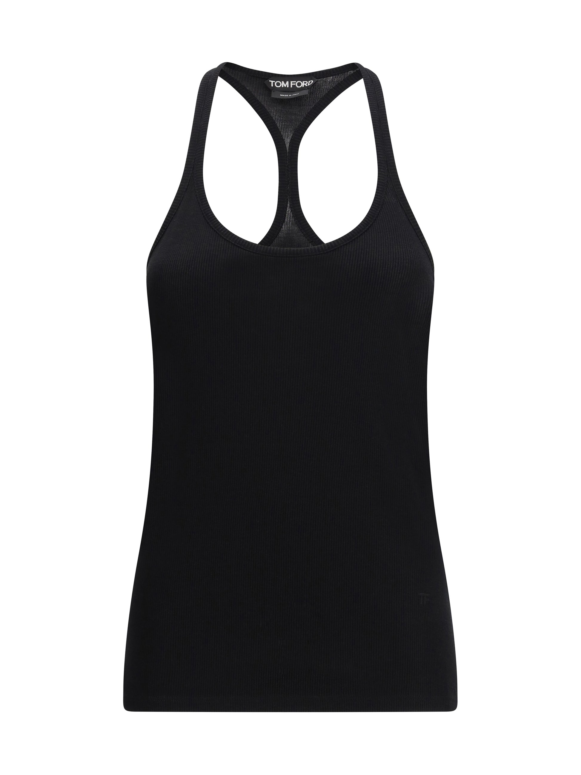 Tom Ford Women Silk-Blend Ribbed Jersey Tank Top TOM FORD