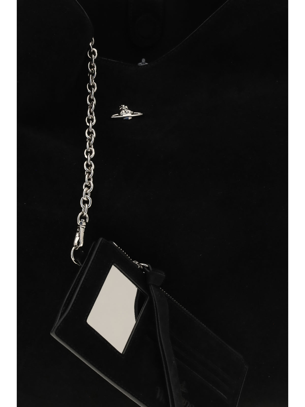 Vivienne Westwood Women Large Lottie Suede Shopping Bag VIVIENNE WESTWOOD