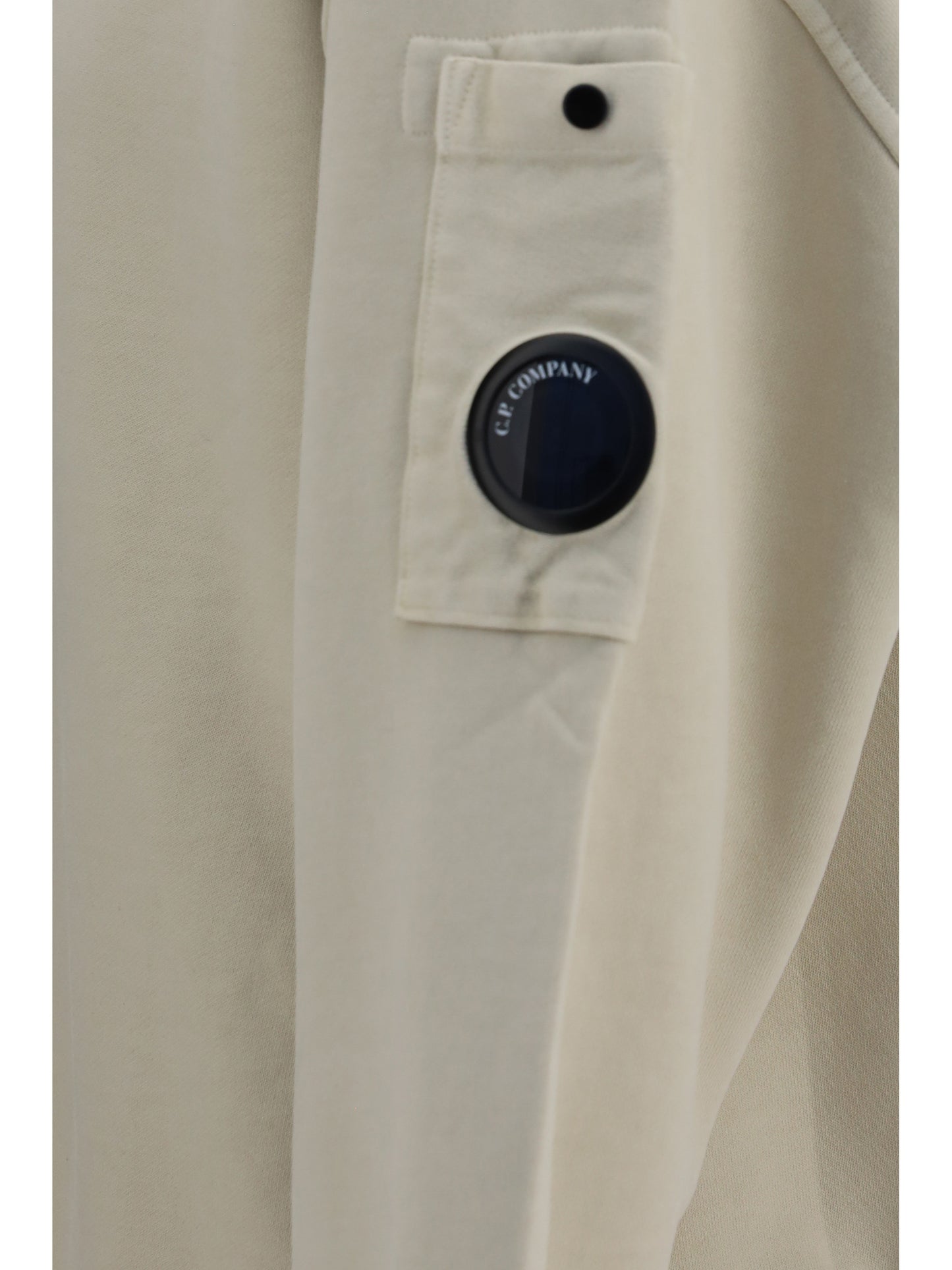 C.P. Company Men Brushed And Sueded Diagonal-Weave Cotton Fleece Sweatshirt C.P. COMPANY
