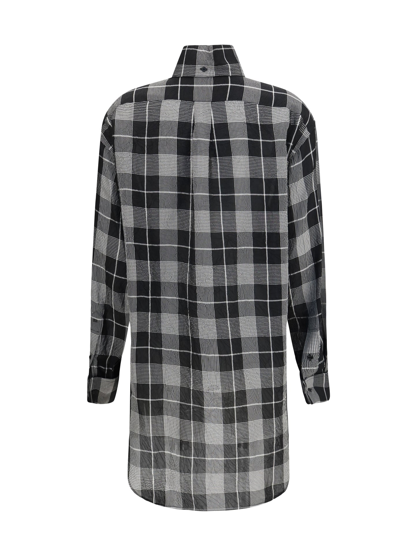 Phoebe Philo Women Custom Tux Shirt In Ombré Check Viscose PHOEBE PHILO