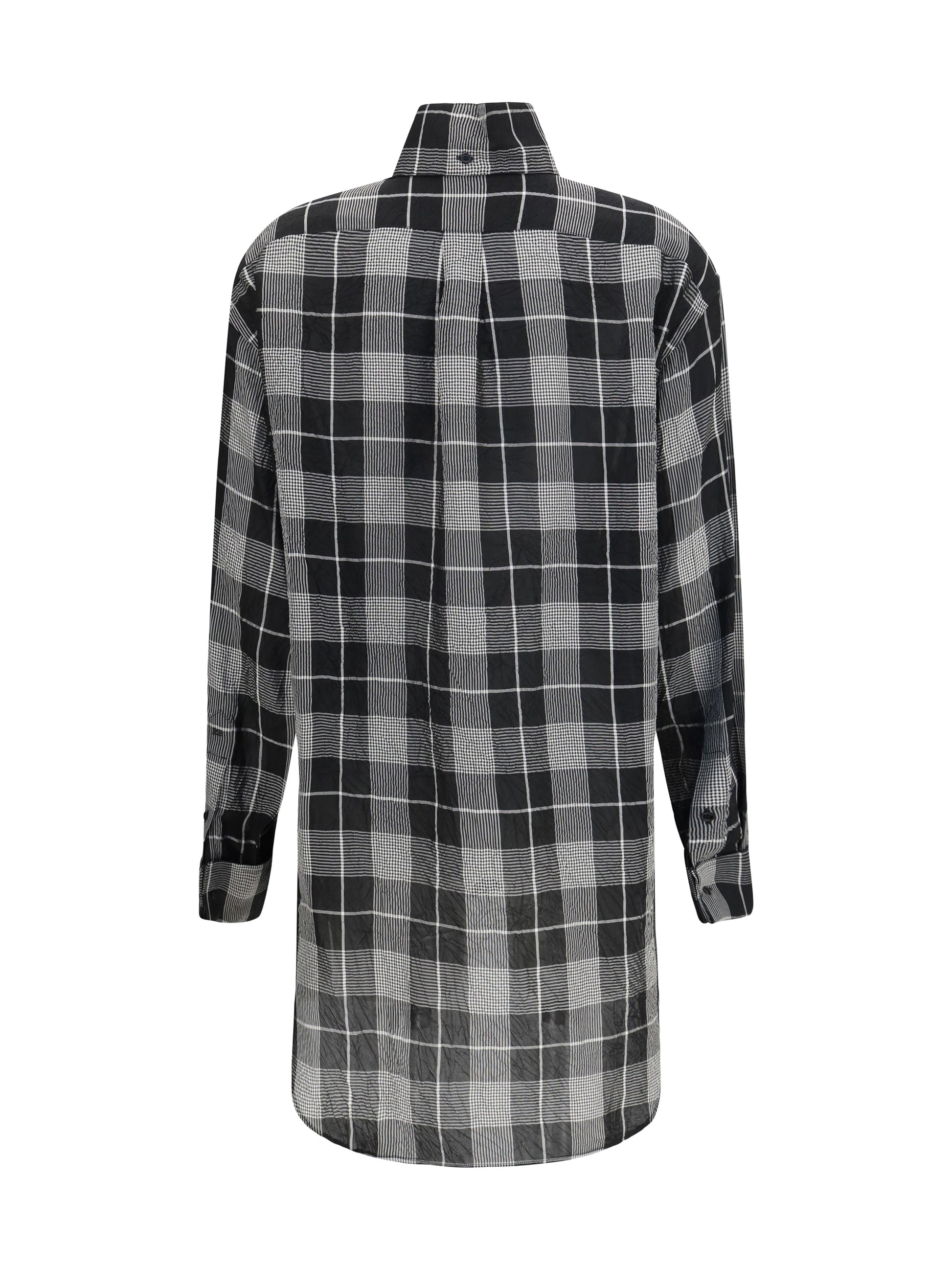 Phoebe Philo Women Custom Tux Shirt In Ombré Check Viscose PHOEBE PHILO