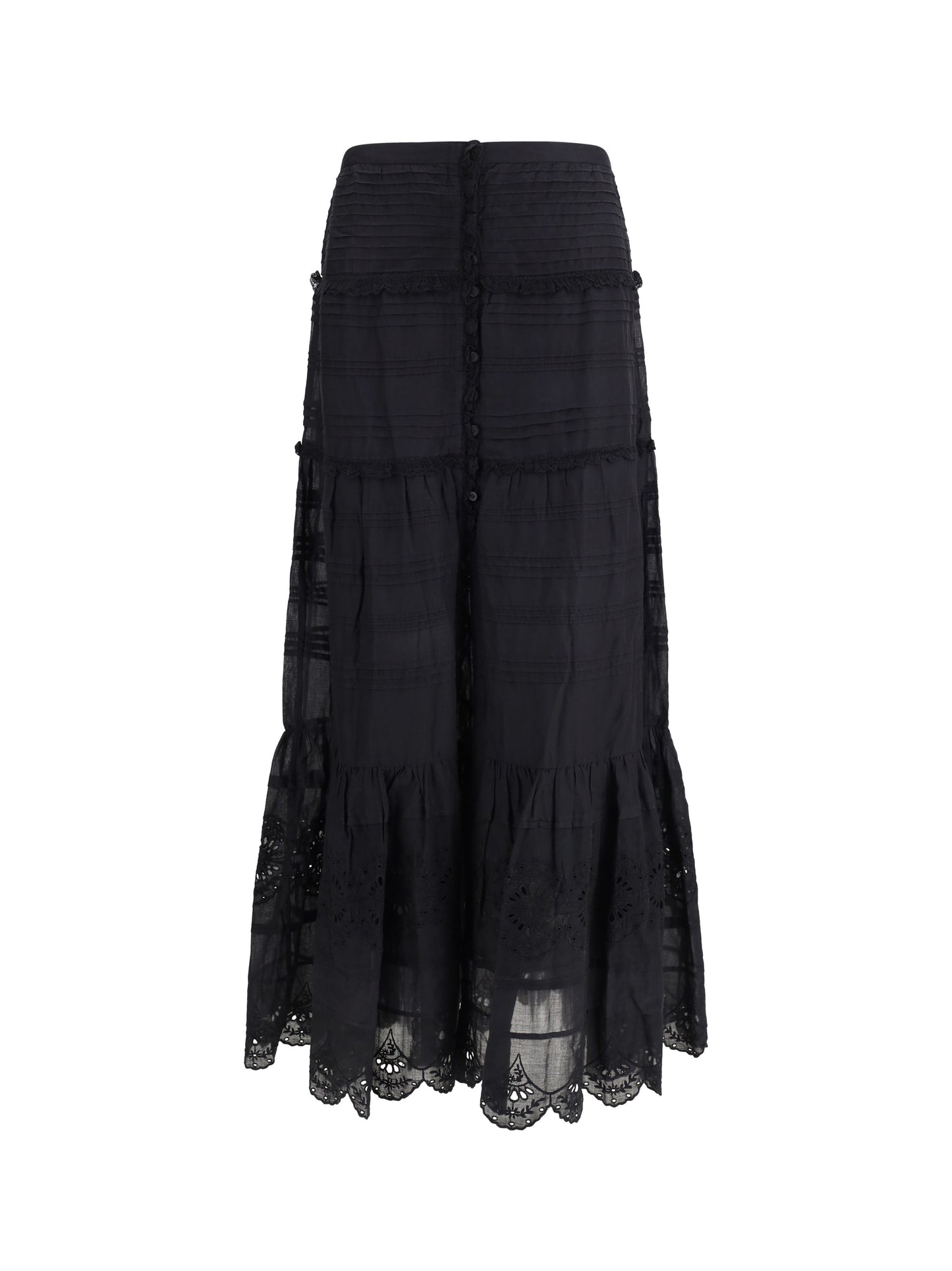 Marant Etoile Women Paoline Long Cotton Skirt ISABEL MARANT ETOILE